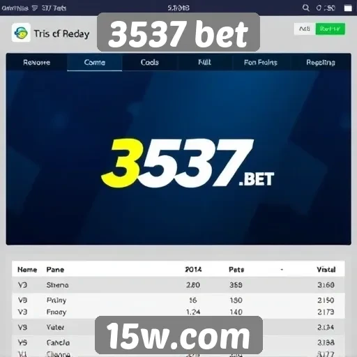 Comparação de odds na plataforma 3537 bet